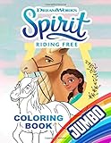 Spirit Riding Free Jumbo Coloring Book Coloring Book For Kids And Adults Over 100 Pages
