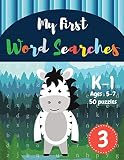 My First Word Searches 50 Large Print Word Search Puzzles To Keep Your Child Entertained For Hours K1 Ages 57 Donkey Design Vol3 Kids Word Search Books