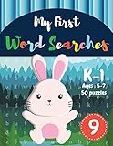 My First Word Searches 50 Large Print Word Search Puzzles To Keep Your Child Entertained For Hours K1 Ages 57 Rabbit Design Vol9 Kids Word Search Books