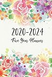 20202024 Five Year Planner Flower Cover 2020 2024 Monthly Schedule Organizer 60 Month Yearly Planner Agenda Planner For The Next Five Years 20202024 5 Year Monthly Calendar Planner