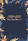 Three Year Planner 20202022 Leaves Gold Cover 36 Month Calendar 3 Year Appointment Notebook Academic Agenda Schedule Organizer Logbook For The Holiday 3 Year Monthly Planner 20202022