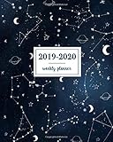 20192020 Weekly Planner Galaxy Constellations Blue Sky Weekly And Monthly Standard Professional Calendar 1 July 2019 31 December 2020