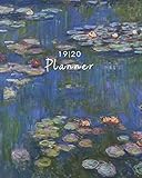 1920 Planner Weekly And Monthly Academic Calendaragenda July 2019 June 2020 Monets Waterlilies