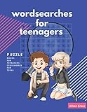 Wordsearches For Teenagers Puzzle Books For Teenagers Crosswords For Teens Word Search Puzzle Books Vocabulary And Memory Childrens Activity Books And Crosswords For Teens Improve Spelling
