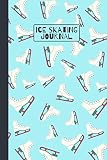 Ice Skating Journal Cute Lined Notebook