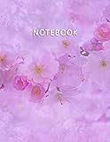 Notebook Notebook Para Notas Con 100 Pginas Blancas Y Numeradas Ndice De Inicio Elegante Portada Con Hermosas Flores Moradas Tamao A4 Diario Doodles Bocetos Dibujos Notas Memorias