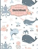 Sketchbook Sketch Book For Kidsblank Paper For Drawing 110 Pages 85x11 Blank Paper For Drawing Doodling Or Crayon Coloring Drawing Book For Girls