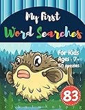 My First Word Searches 50 Large Print Word Search Puzzles Wordsearch Books For Kids Activity Workbooks Ages 7 8 9 Puffer Fish Design Vol83 Kids Word Search Books