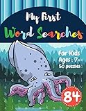 My First Word Searches 50 Large Print Word Search Puzzles Word Search For 8 Year Olds Activity Workbooks Ages 7 8 9 Squid Design Vol84 Kids Word Search Books