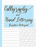Calligraphy and Hand Lettering Practice Notepad: Modern Calligraphy Slant Angle Lined Guide, Alphabet Practice & Dot Grid Paper Practice Sheets for Beginners (Slanted Calligraphy Paper)