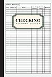 Checking Account Ledger Payment Record And Tracker Notebook Checking Register Balance
