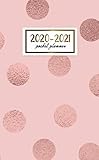 20202021 Pocket Planner Pretty Twoyear Monthly Pocket Planner And Organizer 2 Year 24 Months Agenda With Phone Book Password Log Notebook Cute Pink Polka Dot Print