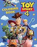 Toy Story 4 Coloring Book Great Coloring Book For Kids And Adults 40 Illustrations