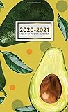 20202021 Monthly Pocket Planner Nifty Tropical Twoyear 24 Months Monthly Pocket Planner And Agenda 2 Year Organizer With Phone Book Password Log Notebook Cute Avocado Pattern