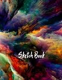 Sketch Book Notebook For Drawing Writing Painting Sketching Or Doodling 120 Pages 85x11 Premium Abstract Cover Vol6