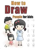 How To Draw People For Kids Step By Step Drawing Guide For Children Easy To Learn Draw Human