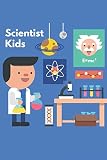 Scientist Kids Blank Lined Notebook