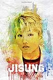 Jisung Nct Member Color Splatter Art 100 Page 6 X 9 Blank Lined Notebook Kpop Nctzen Merch Journal Book