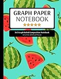 5x5 Graph Ruled Composition Notebook 100 Pages 5x5 Graphing Grid Paper Watermelon Extra Large 85x11 In