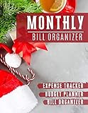 Monthly Bill Organizer Budget And Debt Planner With Income Listweekly Expense Tracker Bill Planner Financial Planning Journal Expense Tracker Bill Santa Design Financial Planner Budget Book