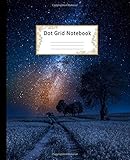 Dot Grid Notebook Wide Ruled Lined Paper Notebook Journal Pretty Milky Way With Trees In Summer Workbook For Boys Girls Kids Teens Students For Back To School And Home College Writing Notes