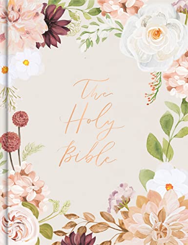 CSB Notetaking Bible, Large Print Hosanna Revival Edition, Blush Cloth Over Board, Black Letter, Single-Column, Journaling Space, Reading Plan, Easy-to-Read Bible Serif Type
