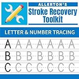 Stroke Recovery Toolkit Letter Number Tracing Print Handwriting Workbook For Adults Allertons Stroke Recovery Toolkit