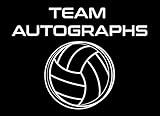 Team Autographs Volleyball Autograph Book Keepsake Sports Memory Book