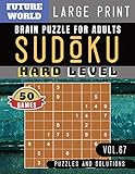 Sudoku Hard Killer Sudoku Large Print Full Page Sudoku Maths Book To Challenge Your Brain Large Print Sudoku Puzzles Book Large Print Vol67
