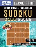 Sudoku Hard Difficult Sudoku Books For Adults 50 Extreme Hard Sudoku Books Puzzles And Solutions Large Print Perfect For Brain Sharper Sudoku Puzzles Book Large Print Vol74