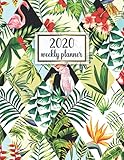 Weekly Planner 2020 Weekly Daily Views With Todos Funny Holidays Inspirational Quotes Vision Boards Notes More Pretty Geometric 2020 Agenda Diary Exotic Hibiscus Flamingo