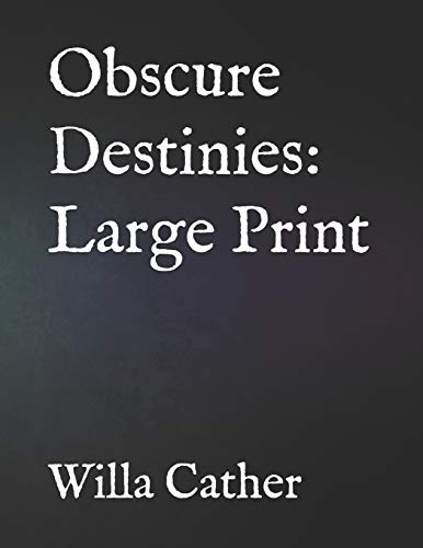 Obscure Destinies book cover