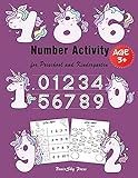 Number Activity Essential Writing Practice For Preschool And Kindergarten Ages 35 68 1 To 50 Numbers Tracing With Unicorns Number Exercises Counting Activity Booknumber Activity