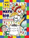 Math For Preschoolers Number Tracing Practice For Preschoolersmath Puzzles For Preschool Kindergarten Math Skillstracing Numbers For Workbookactivity Book For Kids Ages 35