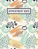 Appointment Book 15 Minute Increments Appointment Planner Daily Hourly Schedule Bonus Client Information Pages Modern Abstract