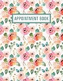 Appointment Book 15 Minute Increments Appointment Planner Daily Hourly Schedule Bonus Client Information Pages Peach Mint Floral