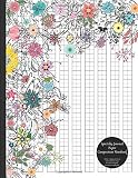 Specialty Journal Paper Composition Notebook Flower Genkouyoushi Kanji Grid Quadrant Pages To Practice Hiragana Katakana Genkoyoshi Japanese Kana Horizontal Lettering Practice