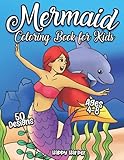 Mermaid Coloring Book For Kids Ages 48