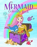 Mermaid Coloring Book For Kids Ages 48 40 Cute Unique Coloring Pages