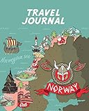 Travel Journal Map Of Norway Kids Travel Journal Simple Fun Holiday Activity Diary And Scrapbook To Write Draw And Stickin Norwegian Map Vacation Notebook Adventure Log