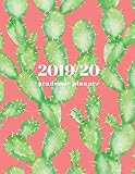 Academic Planner 20192020 Aug 2019 July 2020 Weekly View To Do Lists Goalsetting Class Schedules More Watercolor Cactus