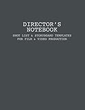 Directors Notebook Shot List Storyboard Templates For Film Video Production