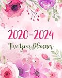 20202024 Five Year Planner 5 Year Monthly Planner Schedule Organizer To Do List Academic Schedule Agenda Logbook Or Student Teacher Organizer W Holidays Pink Floral Watercolor