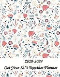 Get Your Sht Together Planner 20202024 8x11 60 Months Calendar Planner Pretty Simple Planner For Staying On Track Self Management Personal Growth