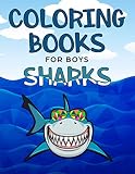 Coloring Books For Boys Sharks Shark Coloring