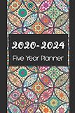 20202024 Five Year Planner Colorful Mandala Cover Monthly Schedule Organizer 60 Month Calendar Planner Agenda With Holidays Pocket Size