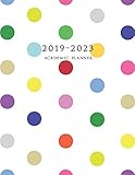 20192023 Academic Planner Four Year Academic Planner 85 X 11 With Inspirational Quotes Polka Dots