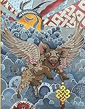 Notebook Three Pigs Fly A Ruby Charm Colors Lined Notebook