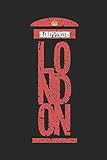London Notebook London England Notebook Journal Diary Size 6x9