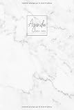 Agenda 20192020 Agenda Scolaire De Juillet 2019 Juillet 2020 Semainier Simple Graphique Srie Marbre Motif Marbre Blanc